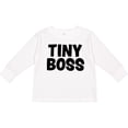 thumbnail image 3 of Inktastic Tiny Boss Boys or Girls Long Sleeve Toddler T-Shirt, 3 of 5