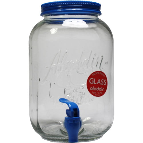 Aladdin 1 Gal Glass Mason Beverage Dispenser