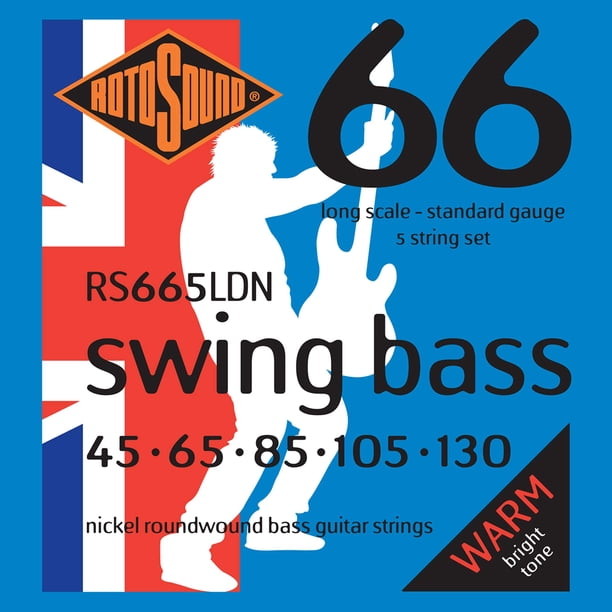 Cuerdas para bajo eléctrico Rotosound RS665LDN Nickel de 5 cuerdas