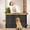 Black, variant on VERASTE Retractable Gate, Mesh Gate, 33"/41"Tall Safety Gate for Doorways, Stairs, Hallways, Indoor/Outdoor, (Black/White/Grey), As A Holiday Gift