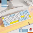 thumbnail image 4 of K96 Gamer Keypad 100 teclas Bluetooth compatible Hot-Swap Keyboard 2.4G USB/Type-C, 4 of 5