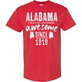 thumbnail image 3 of Inktastic Alabama Awesome Since 1819 T-Shirt, 3 of 5