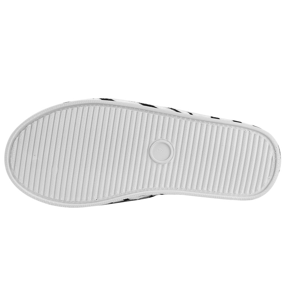 Leopard Plush Memory Foam Thong Slippers – Non-Slip Rubber Sole for Indoor, Outdoor & Spa Use