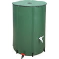 thumbnail image 7 of YSMW 100 Gallon Collapsible Rain Barrel, Rainwater Collection System, Portable Foldable Garden Water Storage Tank, Water Catcher with Filter Overflow Kit Faucet Green, 7 of 7