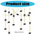 thumbnail image 3 of Graduation Hanging Garlands 2025 Glittering Paper Theme For Commencement Photo Backdrop Decoration, 3 of 4