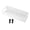 White, variant on Hyasfey Refrigerator Magnetic Spice Rack with Hooks Hollow Design Rustproof Strong Load-bearing Large Capacity Spice Rack Kitchen Storage Shelf