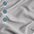 thumbnail image 3 of Funda de Almohada Corporal Bare Home Cierre de Cremallera Ultra Suave Doble Cepillado Gris Claro, 3 of 8