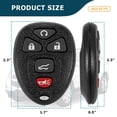thumbnail image 3 of AKS KEYS Remote Fob for Buick Cadillac GMC 2007 - 2017 OUC60270/ OUC60221 (2 Pack), 3 of 6