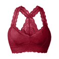 thumbnail image 1 of Sujetador de encaje sin aros para mujer, Bralette cómodo, sólido, ropa interior Sexy, chaleco femenino, lencería transpirable sin costuras, Push-Up, sin almohadilla, 1 of 4