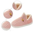 thumbnail image 7 of Fashionable Women's Slippers Comfortable Indoor Outdoor Footwear for Autumn Winter Thickened Solid Color Couple Style Shoes, 7 of 7