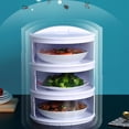 thumbnail image 4 of Couvercle Empilable de Plat, Couvert Alimentaire Isolé Couverture d'Isolation Alimentaire Multicouches Couvercle Alimentaire Isolé Efficacité Maximisée, 4 of 4