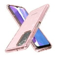 thumbnail image 4 of Glitter Clear Case for Samsung Galaxy A03s, Shining Sparkle Bling Military Grade Soft TPU Anti-Scratch Shockproof Cover Full Coverage Non-Yellowing Non-Slip Translucent Slim Lightweight Case,Pink, 4 of 5