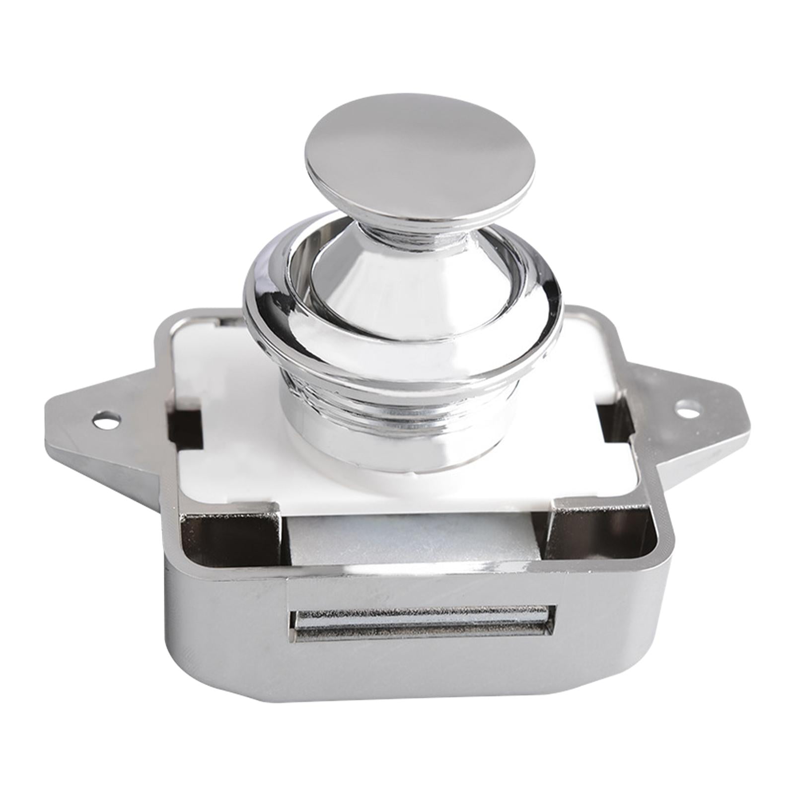 Keyless RV Push Locks Metal Camper Cupboard Push Button RV
