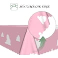 thumbnail image 2 of 60x84 Inch Children Rectangular Tablecloth Cartoon Sky Cloud Pink Table Cloth Washable Durable Table Cover Suitable for Kids'' Room Bedroom Birthday Party Baby Shower, 2 of 7