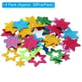 thumbnail image 2 of Uxcell Foam Stickers,4Pack 120Pc Adhesive Glitters Foam Shape Sticker,Starlight, 2 of 6