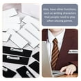 thumbnail image 4 of 16 Pcs Name Tags for Clothes Pin Worker Names Nametag Mourning Bands Badges with Clips Office, 4 of 6