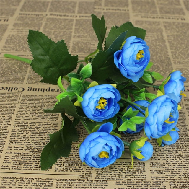 Decoraciones de Mesa para Tallos de Flores Artificiales de Sala de Estar para Decoración Del Hogar, Piezas Centrales de Boda Y Decoración de Corredor de Mesa