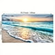thumbnail image 4 of 1pc Print Oil Painting, Modern European And American Style Inswind Shoreline Sunrise Sea Sun Hanging Wall Wallpaper Background Painting Crash Into Me Home Decoration Poster Art Wall Decoration Paintin, 4 of 5