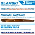 thumbnail image 7 of P&P Imports LLC GoPong Slamski | Retro 4 Person Drinking Ski with 50 Plastic Shot Glasses, 7 of 7