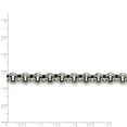 thumbnail image 2 of Stainless Steel 8mm Rolo Chain Necklace - 18 Inch, 2 of 2
