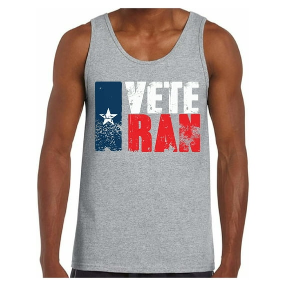Awkward Styles Veteran Texas Men Tank Top Independence Day USA Patriotic Men Tank 4th of July Party Texas Top for Men Patriotic Gifts Pro America Men Shirt Made in the USA