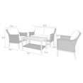thumbnail image 4 of HOMETRENDS Belmont 4-Piece Patio Conversation Set, 4 of 8