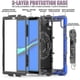 thumbnail image 4 of Funda para tableta Le Tab M10 Hd (2nd N)10.1" 2020 Tb-306x(f) Funda con protector de pantalla incorporado 360 De, 4 of 5