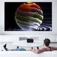 thumbnail image 3 of Transemion Living Room Bedroom Remote Control Mini Projector Apartment with Machine Home Theater Projecting HD Earphone Portable Port, 3 of 6