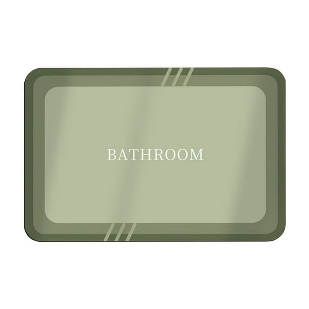 Yhmxh Alfombrillas de baño para baño Alfombra de baño Alfombra de baño súper absorbente, seca, con respaldo de goma, antideslizante, lavable, ideal para ducha, 40 x 60 cm. Decoración del baño