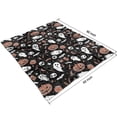 thumbnail image 3 of Accented Spooky Halloween Pattern Blanket,Comfortable Soft Flannel Throw Blanket,All Season,Warm Lightweight Blankets for Sofa Bed Couch Living Room Chair,50"x60", 3 of 4