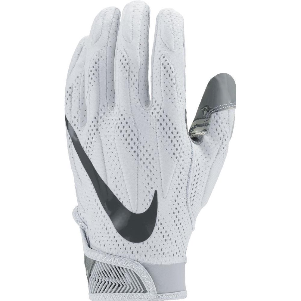 all white nike football gloves