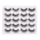 thumbnail image 1 of Pestañas naturales, pestañas postizas, pestañas cortas, pestañas postizas gruesas naturales, 10 pares de pestañas mixtas, pestañas de visón de imitación, pestañas postizas artificiales puras, pestañas, 1 of 3