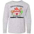 thumbnail image 3 of Inktastic Book my Reservation- I'm Going To Grandma and Grandpa's Long Sleeve Youth T-Shirt, 3 of 5