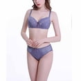 thumbnail image 6 of Tbopshirt Lace Bras Sets for Women,Women Bras Ladies Suit French Underwire Medium Thickness, 6 of 7