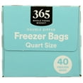 thumbnail image 5 of 365 Everyday Value, Double Zipper Freezer Bags, Quart Size, 40 ct, 5 of 5