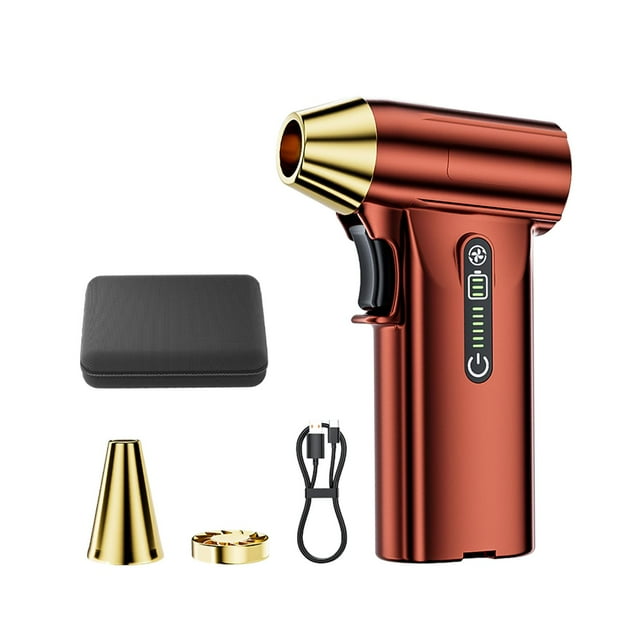 GUOOL Electric Air Duster Compressed Air Duster 3 Gear Adjustable Compact Portable Air Red