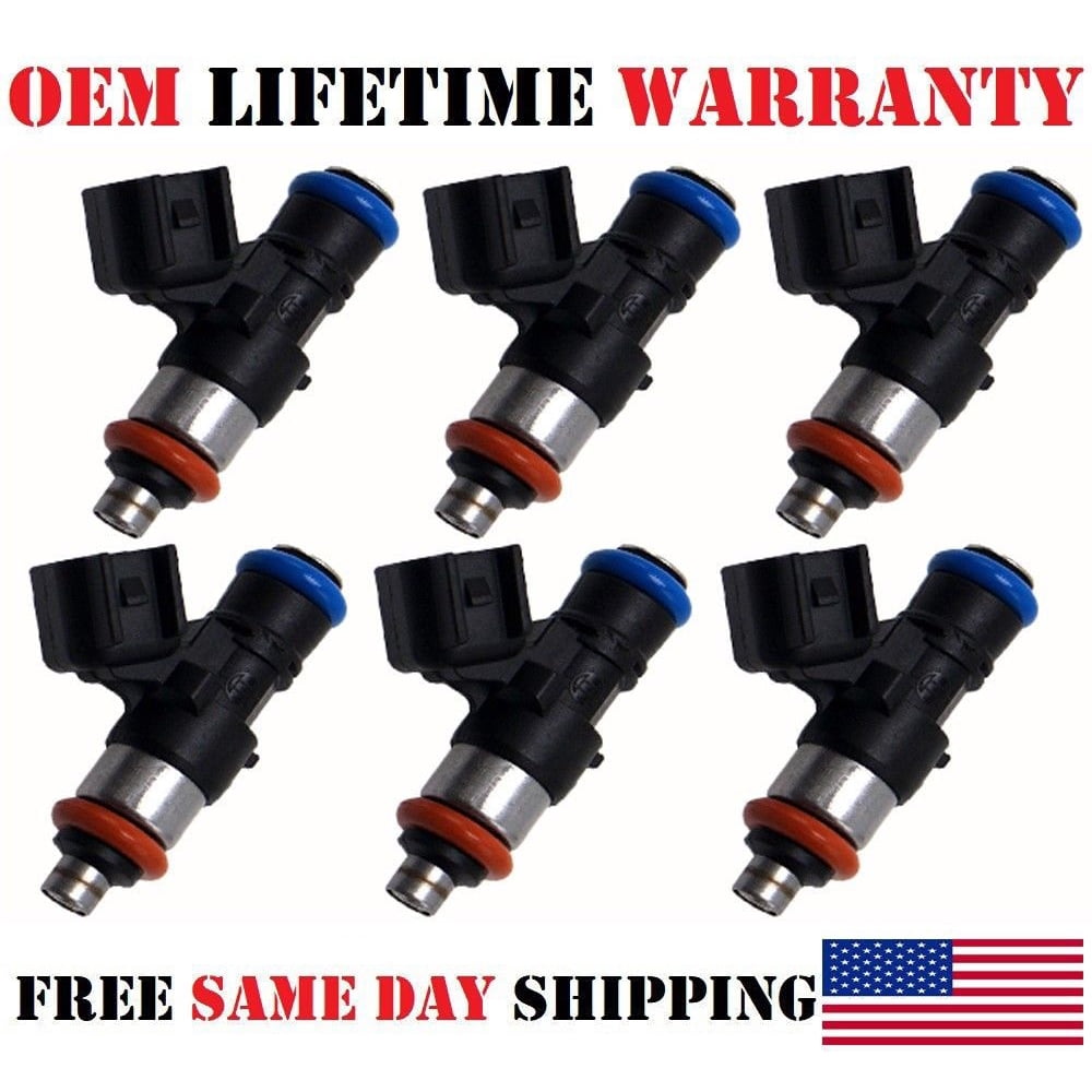 6x OEM 0280158191 Fuel Injectors for 20152017 Ford Transit 250 3.7L