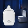 thumbnail image 4 of Yinanstore LED RGB Motion Sensor Activated Toilet Seat Night Light Waterproof Backlight Nightlight Lamp for Bathroom, Home Use, Battery Powered, 4 of 8