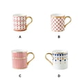 thumbnail image 4 of Bearachild Taza de café de cerámica de estilo británico, tazón de desayuno de superficie lisa, vaso para microondas, artículos para beber, Juegos de servir café y té, 4 of 6