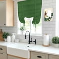 thumbnail image 5 of Ombre Waves Tie Up Curtains for Windows, Adjustable Balloon Window Shades, Abstract Art Gradient Sage Green Modern Kitchen Window Treatments Farmhouse Short Curtains with Rod Pocket 42"x45", 5 of 8