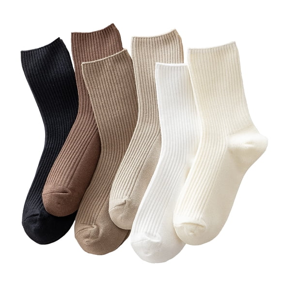 Calcetines ACCFOD Cute Crew, casuales, deportivos, de algodón para mujer, tallas 5-9