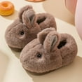thumbnail image 3 of URMAGIC Girl Rubber Shoes Kids Boys Girls Cartoon Furry Shoes Indoor Home Warm Slippers Floor Slipper Socks Toddlers, 3 of 5