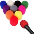 thumbnail image 3 of Filtre Anti-Pop pour Microphone Housses de Microphone en Mousse Housses Jetables pour Microphones, 20 Pcs Pare-Brise de Micro Coloré Housses en Mousse Réutilisables pour Micro, 3 of 7
