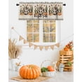 thumbnail image 2 of Valances for Windows It's Fall Yall Watercolor Pumpkin Rod Pocket Cafe Window Treatments Valance Curtains for Kitchen Bathroom Laundry Basement Windows 56"x16", 2 of 6