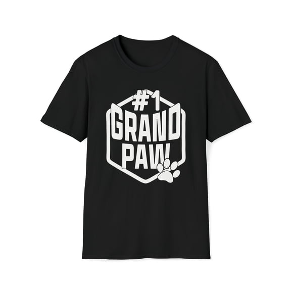 Best Grandpaw, Gildan Unisex Softstyle T-Shirt, Grandpa Graphic Tee, S-3XL