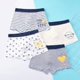 thumbnail image 2 of NIEWTR Boys Boxer Shorts Boy Underwear Cotton Toddler Boxer Briefs Elastic Waist(White,14-16 Years), 2 of 6
