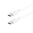thumbnail image 3 of onn USB-C to USB-C Charging Cable 6ft Fast Charging USB-IF Certified White, 3 of 8