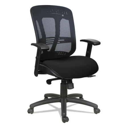 Alera Eon Series - Alera Eon Series Multifunction Wire Mechanism, Mid-Back Mesh Chair, Black
