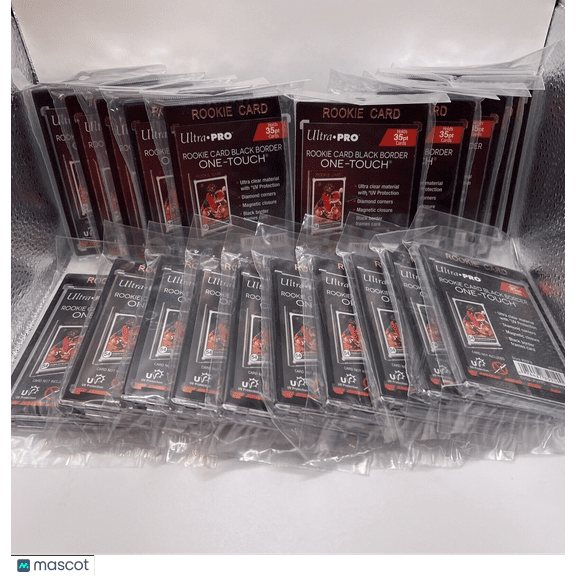Ultra Pro One-Touch Black Border 35pt Point ROOKIE Magnetic Holder, lot of 20