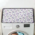 thumbnail image 5 of ZIATUBLES Flower Washer Dryer Top Cover Mat Water Resistant Top Protector Pad for Washing Machine Multipurpose Home Laundry Room Kitchen Decor Accessories, 24 x 19.7 Inch, 5 of 7